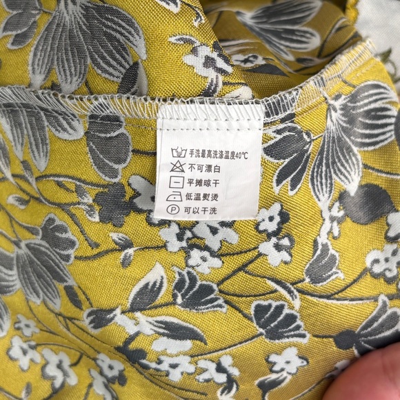 Floral Summer Babydoll Mini Dress with Square Neckline - Picture 11 of 11